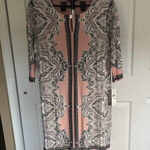 NWT Studio One New York Blush/Navy/White Dress
